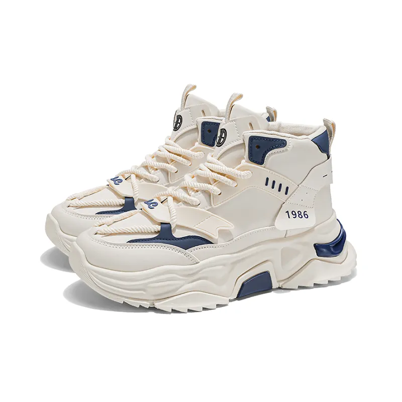 Yi Jiabao Cushioning, Wear Resistant High Top Chunky Sneakers Men's-7