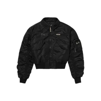 THUG CLUB Bio Soldier Series FW24 Jackets Coats Men's Black