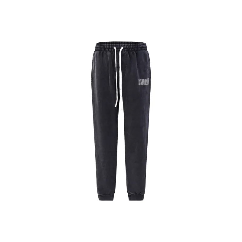 Askyurself Casual Pants Unisex Black-0