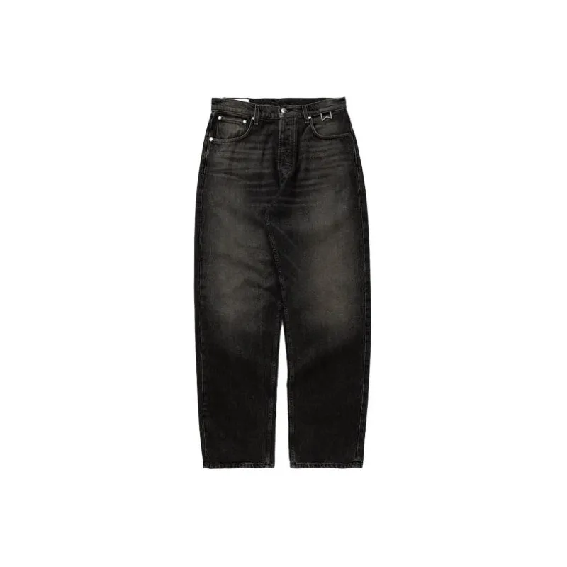 RHUDE Mid rise Wide leg Jeans-0