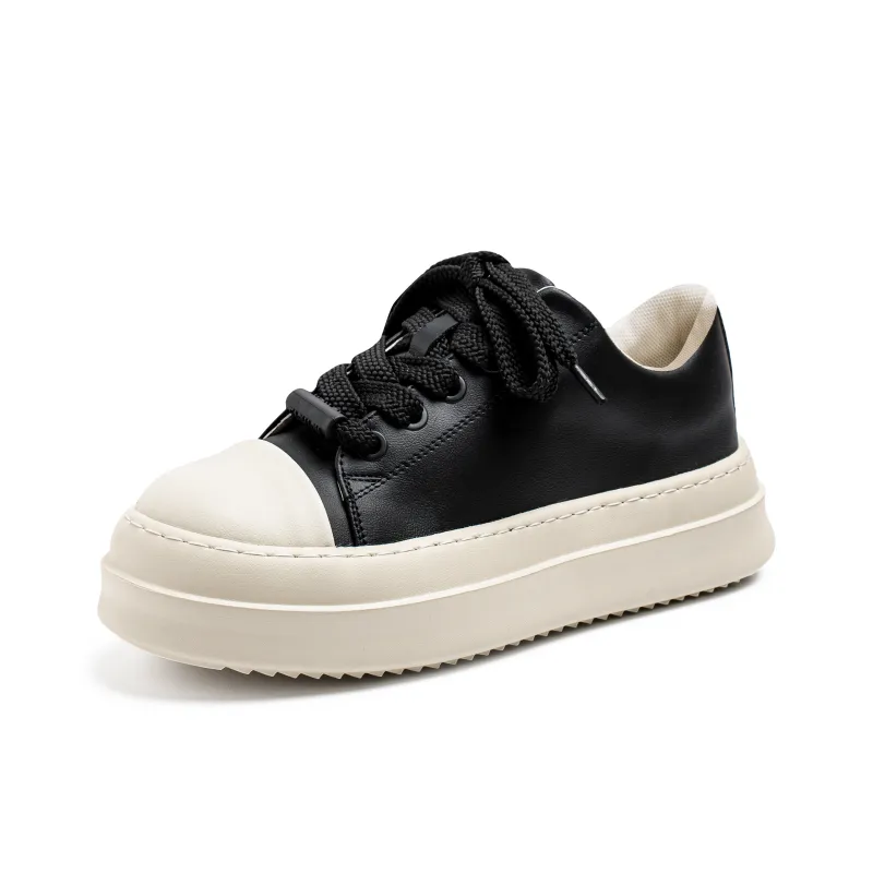 IZEIZIG Slip Resistant Cushioning Abrasion Resistant Lightweight Low Top Skateboard Shoes Men's Black-1
