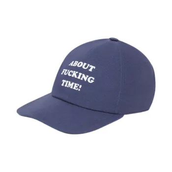 Stella McCartney Organic Cotton Canvas Baseball Caps Women's Blue