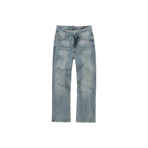 ABLE JEANS Jeans Men's Light Yellow Mud Blue