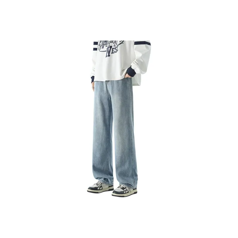 IJRJ Jeans Unisex Distressed Gray-3