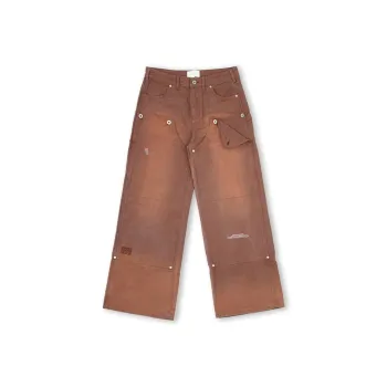 SOD Co. Jeans Unisex Orange Red