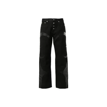 THUG CLUB Jeans Unisex Black