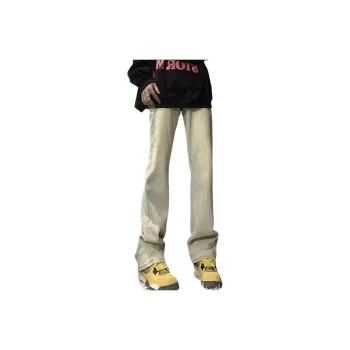 DABAISHA Jeans Unisex Yellow Mud