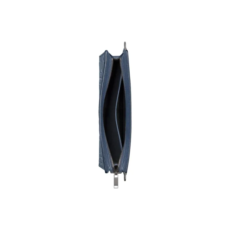 DIOR Cow Leather Clutch Women's Marine Blue-3