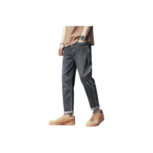 Tonlion Jeans Unisex Gray
