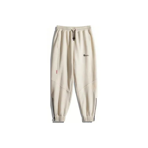 Monster Guardians x topi Knitted Sweatpants Men's Beige
