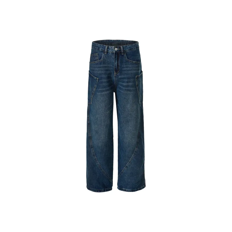 Ghost Mask Jeans Unisex Blue-0