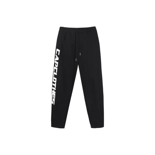 Tonlion Knitted Sweatpants Men Black