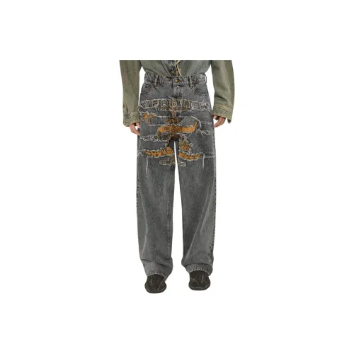 Y/Project Paris' Best Patch Distressed Jeans