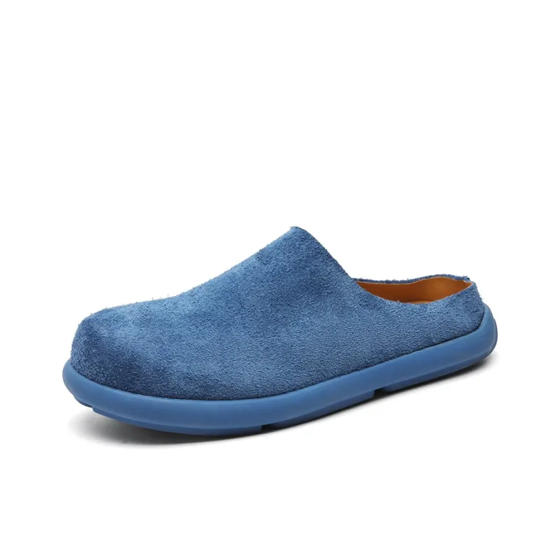Chi Wolf Rubber Sole Closed Toe Slippers Men's-36