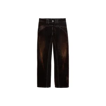 ZARA Stefano Pilati Collaboration Jeans Men Brown