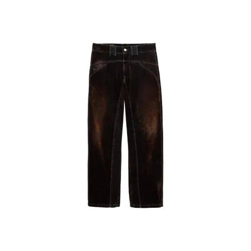 ZARA Stefano Pilati Collaboration Jeans Men Brown