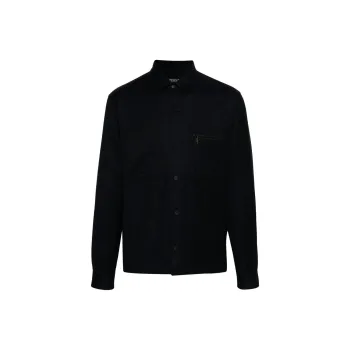 Ermenegildo Zegna Buttoned Long-Sleeved Overshirt