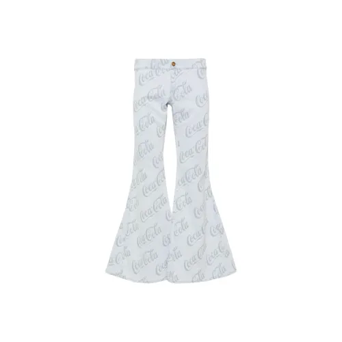 ERL X Coca Cola Jacquard Flared Jeans