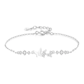 Love Link 925 Sterling Silver Bracelets Women's