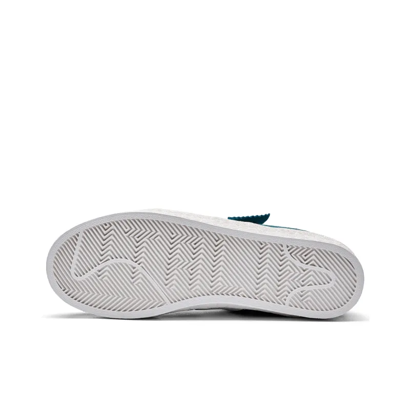 Kappa Back to Back Anti Slip Wear Resistant Low Top Skateboard Shoes Unisex Glass Green/Classic White-5