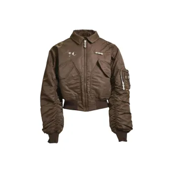 THUG CLUB Ruched Bomber Jacket