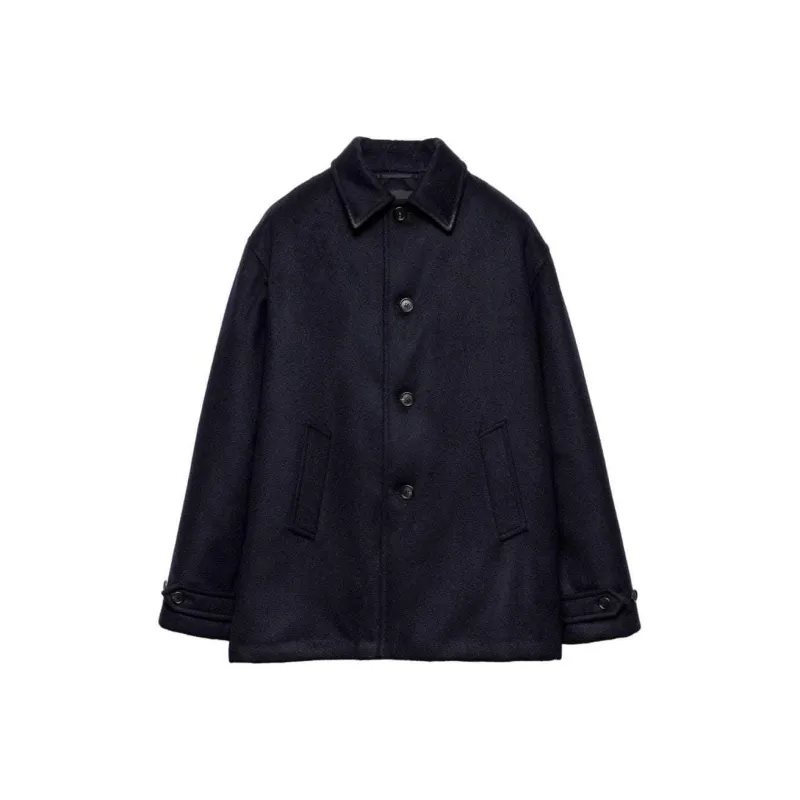 PRADA Wool Caban Jacket-0