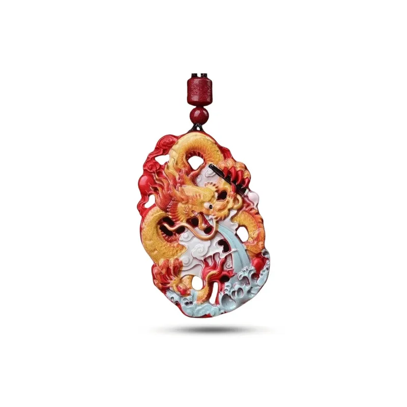 Dora Skewers Cinnabar Pendants Unisex-0