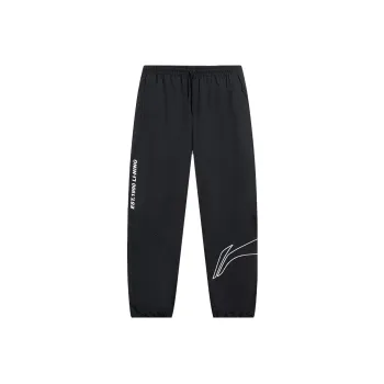 LiNing Knitted Sports Pants Men's Black