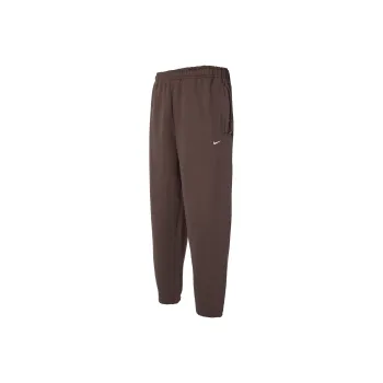 Nike Solo Swoosh Men's Fleece Pants Brown