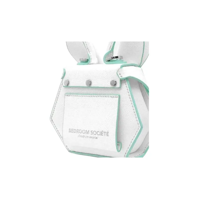 BEDROOM SOCIETE BEDRU：M SCSJETE Calfskin Shoulder Bag Crossbody Bag Handbag Mini Women's White-3