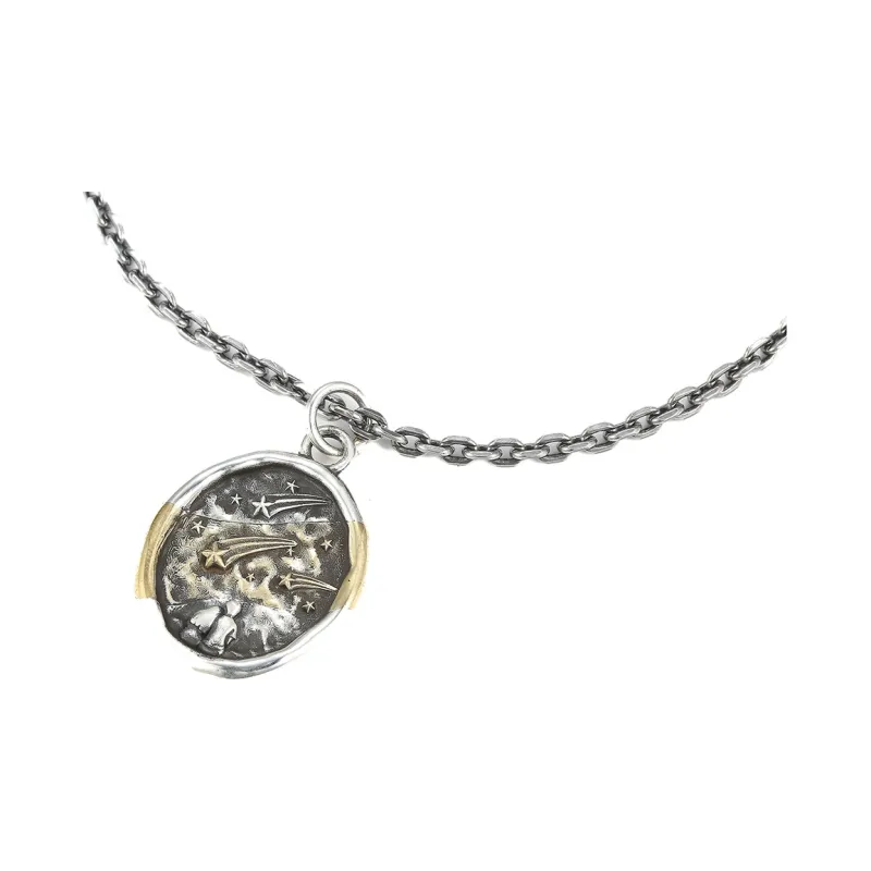 Ruibeila 925 Sterling Silver Necklaces Unisex-3