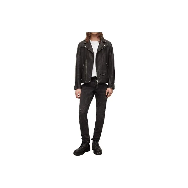 ALLSAINTS Logo-patch Slim-fit Jeans-0