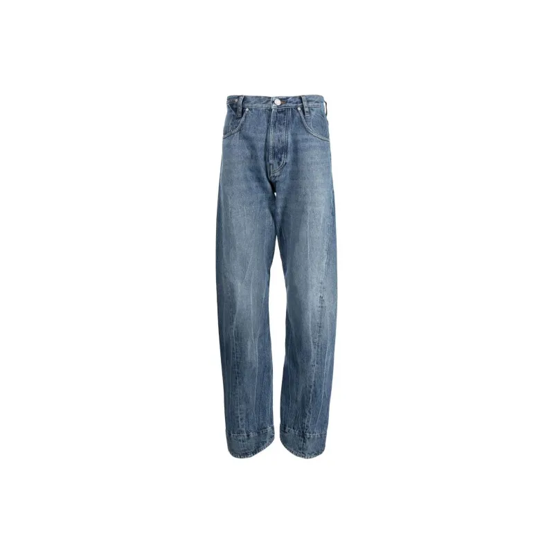 TRUSSARDI Logo-patch Straight-leg Jeans-0