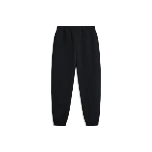 LiNing Sports Trend Series Knitted Sports Pants Men's Black