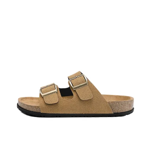 CHANEL Logo Mule Sandal Navy Leather Womens Unisex