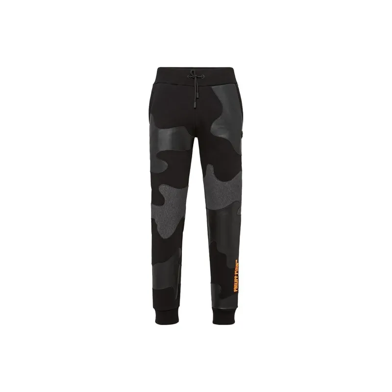 PHILIPP PLEIN Knitted Sweatpants Men Black-0