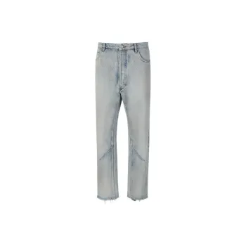 Balenciaga FW23 Jeans Regular Fit Men's Blue