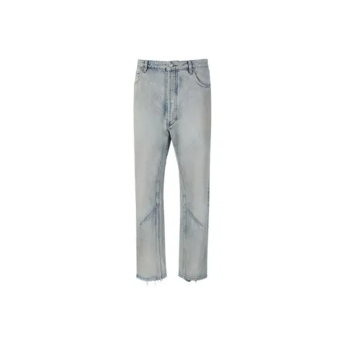 Balenciaga FW23 Jeans Regular Fit Men's Blue