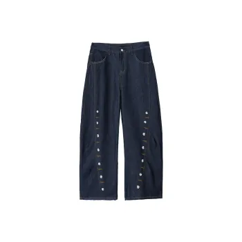 MASKPARK Jeans Unisex Vintage Blue