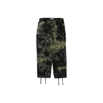 A BATHING APE Tie Dye Relaxed Fit 6 Pocket Pants
