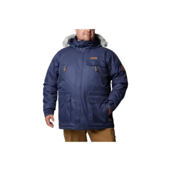 Columbia Omni-Heat Barlow Pass TurboDown Jacket Men's University Marine