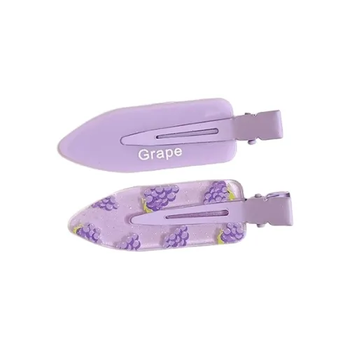 Water Jade Acrylic Hair Clips Women's