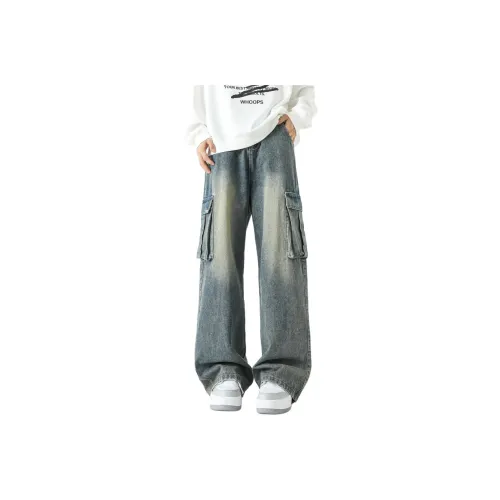 Qnxeey Jeans Unisex