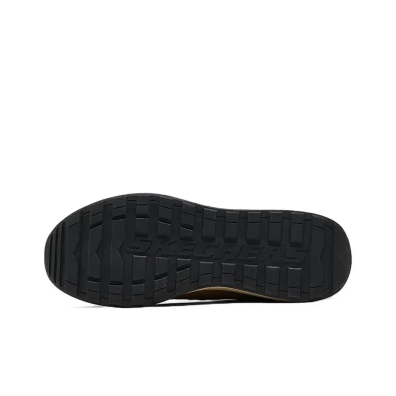Skechers SKECHERS MENS USA Anti Slip Wear Resistant Low Top Casual Shoes Men's Wheat Yellow-5