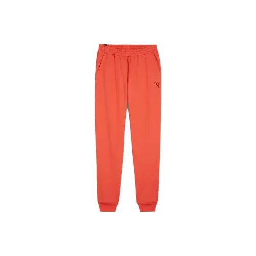 PUMA Pantalon De Survêtement Made In France Knitted Sports Pants Men's Orange Red