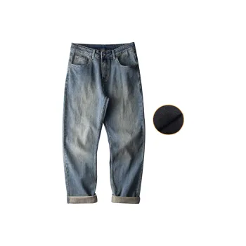 FAIRWHALE Cone Jeans Unisex Denim Blue
