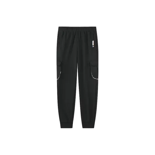 361° Life Collection Knitted Sports Pants Men's Pure Black