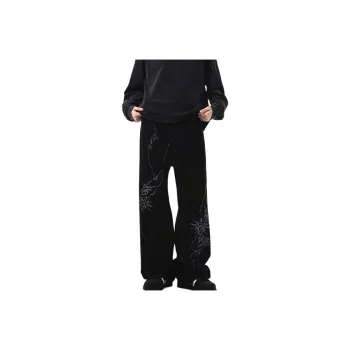 MGXEK Jeans Unisex Black