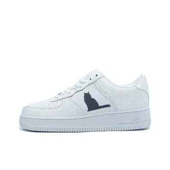 PAIN OR PLEASURE Low Top Skateboard Shoes Unisex Heather White