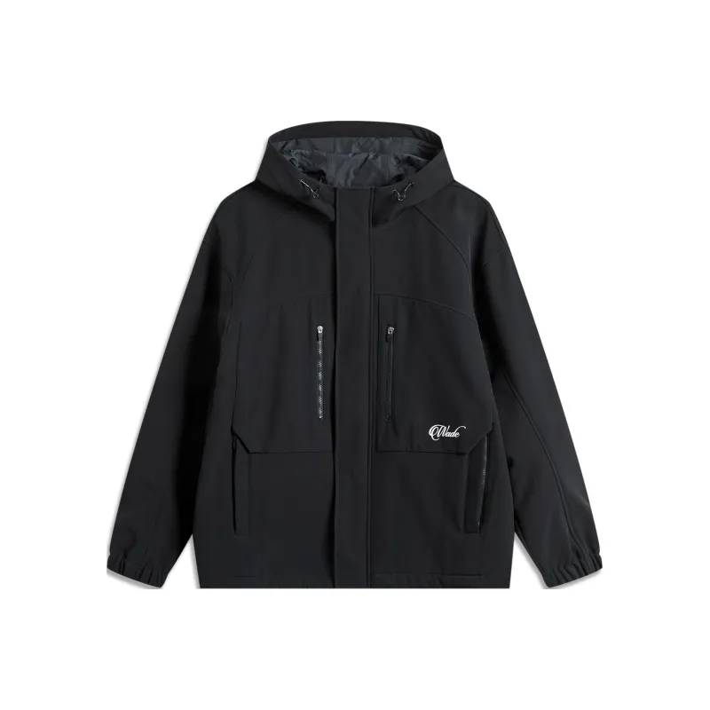LiNing WOW Trench Coat Men Black-0